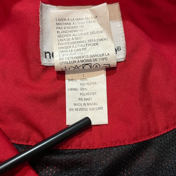 Vintage Womens New Balance Full Zip Windbreaker Warmup Jacket Pockets Large - Picture 11 of 11